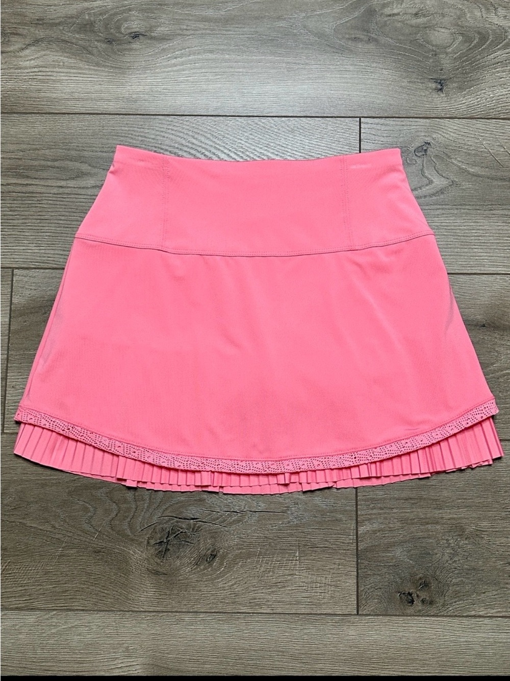 Lucky in Love Pink Women's Skort with Pleated Hem